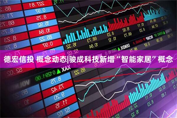 德宏信投 概念动态|骏成科技新增“智能家居”概念
